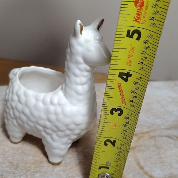 Happy Lama Ceramic Succulent Planter. C8 - Picture 5 of 5